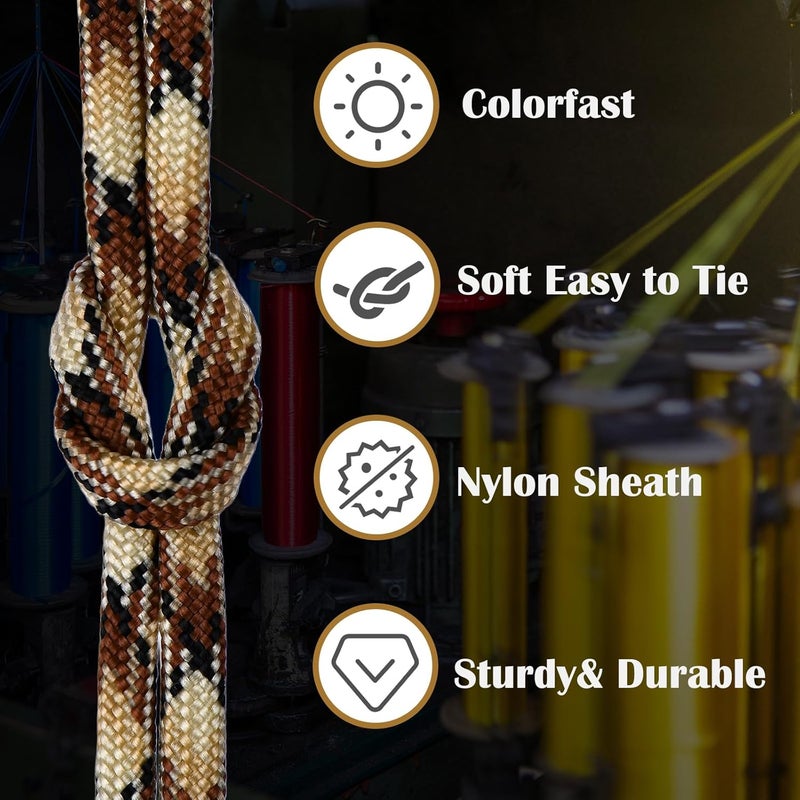 MONOBIN Paracord Rope 100FT for Making Paracord Projects, 4mm 7 Strand Parachute Cord for Lanyard, Survival Bracelets, Clothsline,Hiking - Image 2